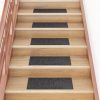 Samolepilne preproge za stopnice 15 kosov 60x25 cm sive