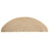 Samolepilne preproge za stopnice sisal 15 kosov 56x25 cm