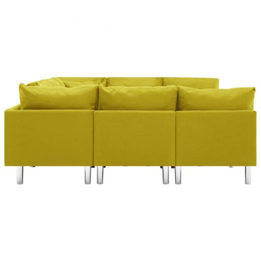 Sekcijski kavč blago rumene barve