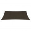 Senčno jadro 160 g/m² rjavo 2x4 m HDPE