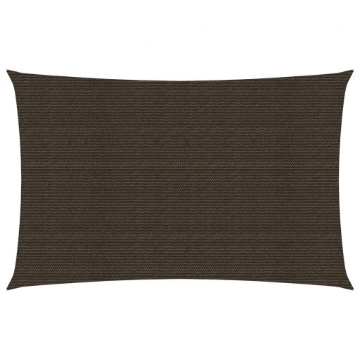 Senčno jadro 160 g/m² rjavo 4x7 m HDPE