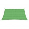 Senčno jadro 160 g/m² svetlo zeleno 3/4x2 m HDPE