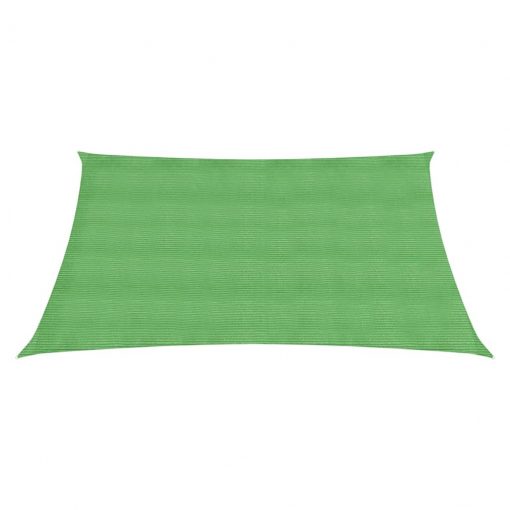 Senčno jadro 160 g/m² svetlo zeleno 3/4x2 m HDPE
