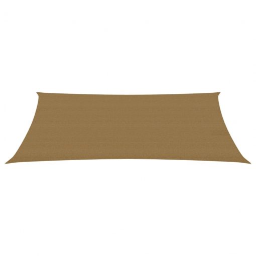 Senčno jadro 160 g/m² taupe 2x4 m HDPE