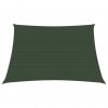Senčno jadro 160 g/m² temno zeleno 3/4x3 m HDPE