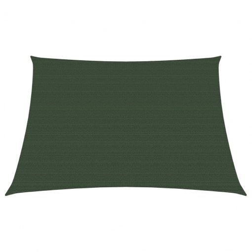 Senčno jadro 160 g/m² temno zeleno 3/4x3 m HDPE