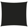 Senčno jadro oksford blago kvadratno 3x3 m črno