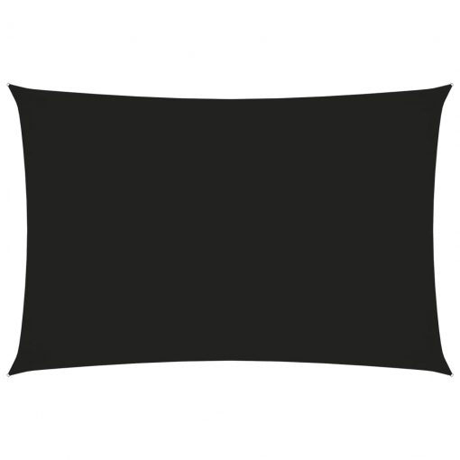 Senčno jadro oksford blago pravokotno 2x4 m črno