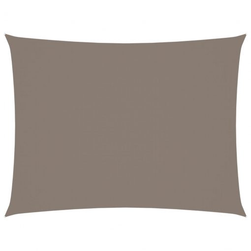 Senčno jadro oksford blago pravokotno 5x6 m taupe