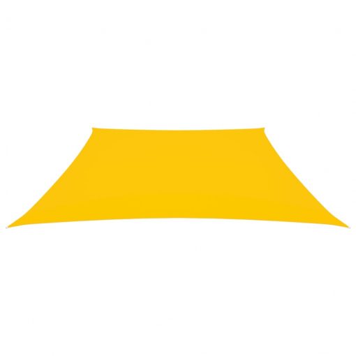 Senčno jadro oksford blago trapez 3/4x2 m rumeno