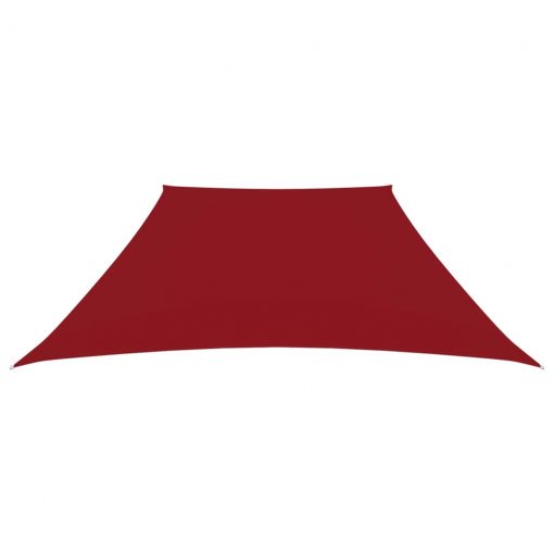 Senčno jadro oksford blago trapez 4/5x3 m rdeče