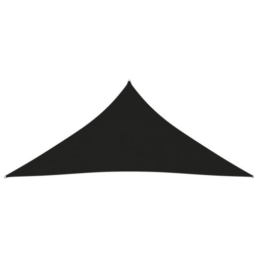 Senčno jadro oksford blago trikotno 4x4x4 m črno