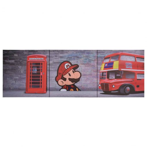 Slika na platnu London večbarvna 120x40 cm