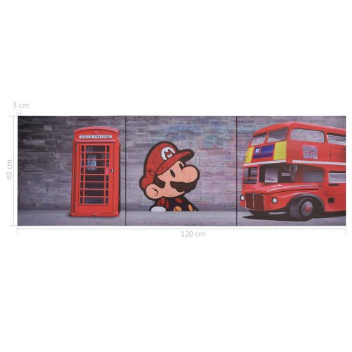 Slika na platnu London večbarvna 120x40 cm