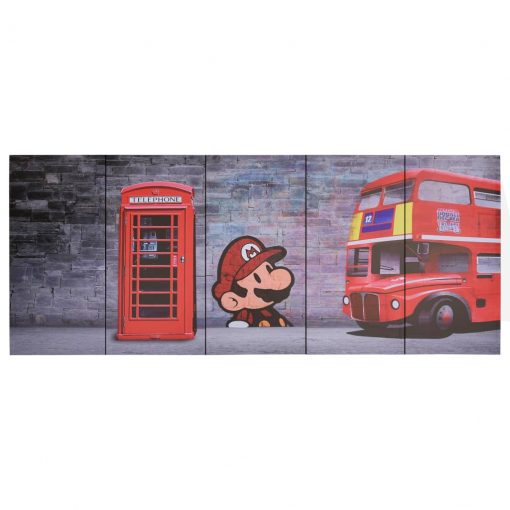 Slika na platnu London večbarvna 200x80 cm