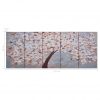 Slika na platnu cvetoče drevo večbarvna 150x60 cm