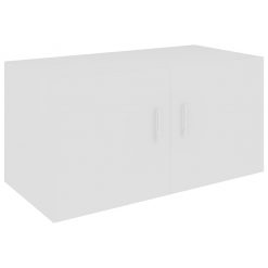 Stenska omarica bela 80x39x40 cm iverna plošča