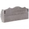 Stenski obešalnik za plašče siv 50x10x23 cm les