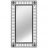 Stensko ogledalo pravokotno 60x110 cm črno