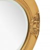 Stensko ogledalo v baročnem stilu 50 cm zlato