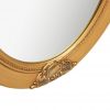 Stensko ogledalo v baročnem stilu 50x60 cm zlato