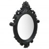 Stensko ogledalo v grajskem stilu 56x76 cm črno