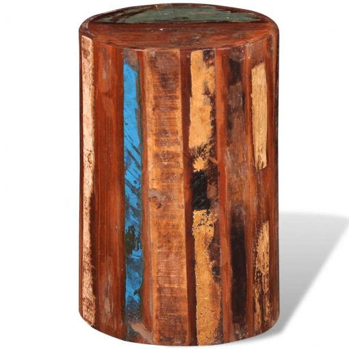 Stolček iz trdnega predelanega lesa
