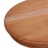 Stranska mizica naravna 50x50x65 cm trden mahagonij