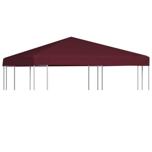 Streha za paviljon 310 g/m² 3x3 m bordo