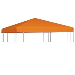 Streha za paviljon 310 g/m² 3x3 m oranžna