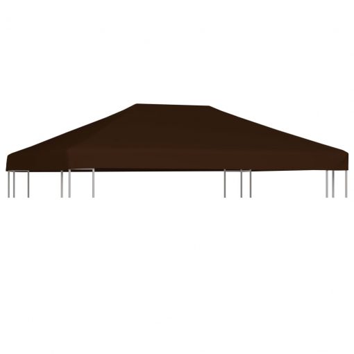Streha za paviljon 310 g/m² 3x4 m rjava