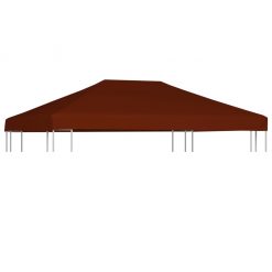 Streha za paviljon 310 g/m² 3x4 m terakota