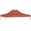 Streha za vrtni šotor 4x3 m terakota 270 g/m²