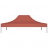 Streha za vrtni šotor 4x3 m terakota 270 g/m²