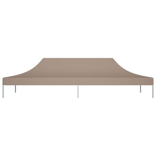 Streha za vrtni šotor 6x3 m taupe 270 g/m²