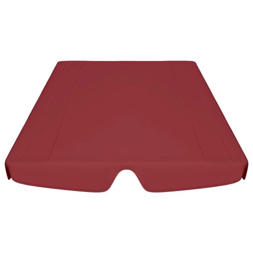 Streha za vrtno gugalnico vinsko rdeča 188/168x110/145 cm