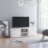 TV omarica bela 120x34x37 cm iverna plošča