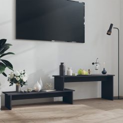 TV omarica siva 180x30x43 cm iverna plošča