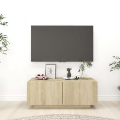 TV omarica sonoma hrast 100x35x40 cm iverna plošča