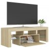 TV omarica z LED lučkami sonoma hrast 120x35x40 cm