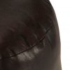 Tabure temno rjav 60x30 cm pravo kozje usnje