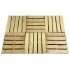 Talne plošče 6 kosov 50x50 cm lesene zelene