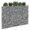 Trapezna visoka greda gabion pocinkano jeklo 150x20x100 cm