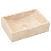 Umivalnik 45x30x12 cm marmor krem