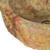 Umivalnik 45x35x15 cm fosilni kamen krem