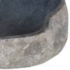 Umivalnik iz rečnega kamna ovalen 46-52 cm