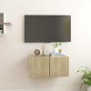 Viseča TV omarica sonoma hrast 60x30x30 cm