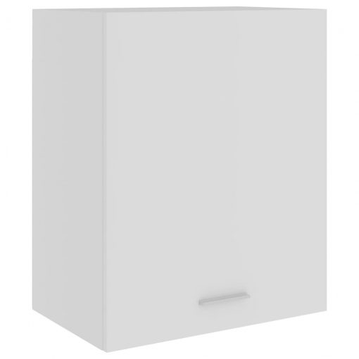 Viseča omarica bela 50x31x60 cm iverna plošča
