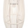 Viseča svetilka bela vrba 40 W 23x55 cm ovalna E27