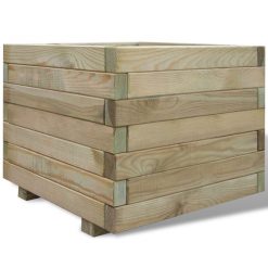 Visoka greda 50x50x40 cm lesena kvadratna